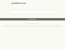 Tablet Screenshot of amediausa.com